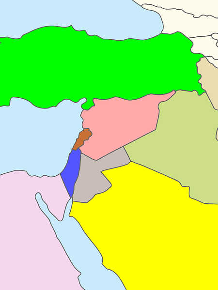 Как появилась карта Ближнего Востока